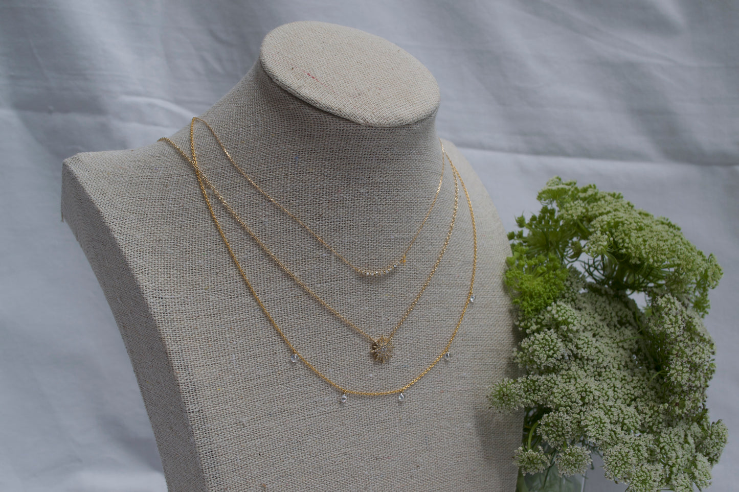 Collar Estrella Fugaz Oro Amarillo