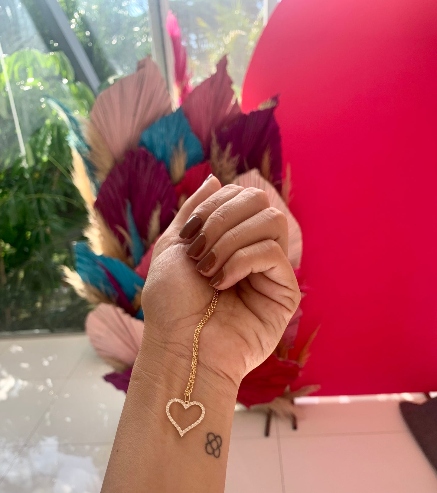Colgante Corazon Outline Grande